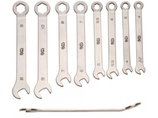 M38646 - Precision flat wrenches 4-10 mm, 8p.