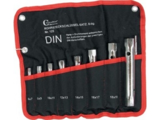 M125 - Pipe wrenches 6-22 mm, 8 pieces