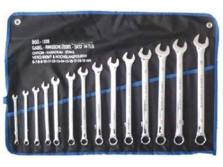 M31228 - flat ring wrenches 6-19 mm, 14 Art Long