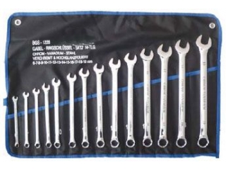 M31228 - flat ring wrenches 6-19 mm, 14 Art Long