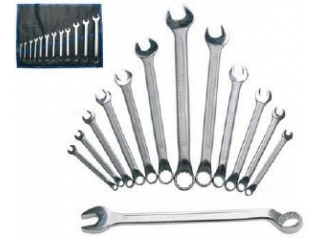M330301 - flat ring wrenches 6-22 mm, 12 pieces of curved