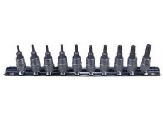 M1004 / 2 - Sockets Torx with hole T-7-T40 10-pack