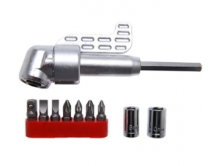 M320801 - Handle angled to bits with a set of 10 parts.