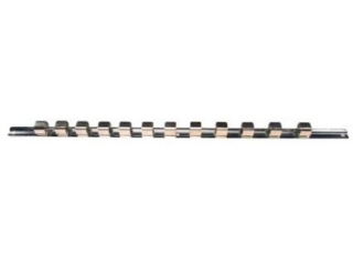 M33460 - steel rail for sockets 3/4 "12 clips
