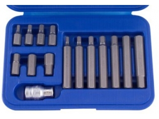 M210 / 2 - Allen Bits 4 - 12 mm, 14 pcs