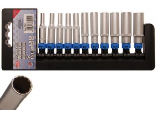 M35251 - Caps 4-13 mm long, 1/4 ", 12-point, 9 pcs