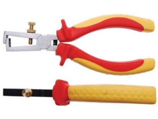 M37156 - insulated pliers stripper, 160 mm