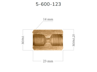 LWP123 - Connector strain M10 x 1 - 10 x 1.25