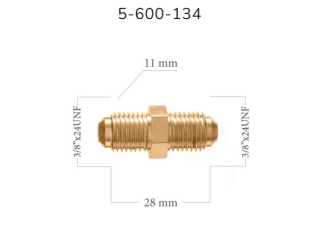 LWP134 - Connector 3/8" x 24 UNF