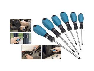 HZT-810SPC/6 - flat and Phillips Screwdriver set 6 pcs. HAZET