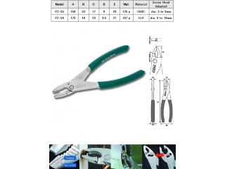 PZ-56 - SCREW REMOVAL PLIERS (NEJI-SAURUS)