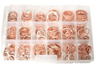 M38142 - Set of 300 pieces of copper washers