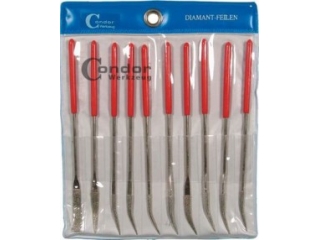 M59 / 2 - 10 pcs Diamond files - uplifted