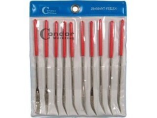 M59 / 2 - 10 pcs Diamond files - uplifted