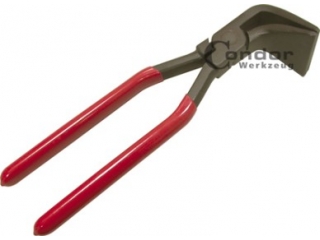 M5835 / 3 - 280 mm sheet metal pliers, bent 90 degree.