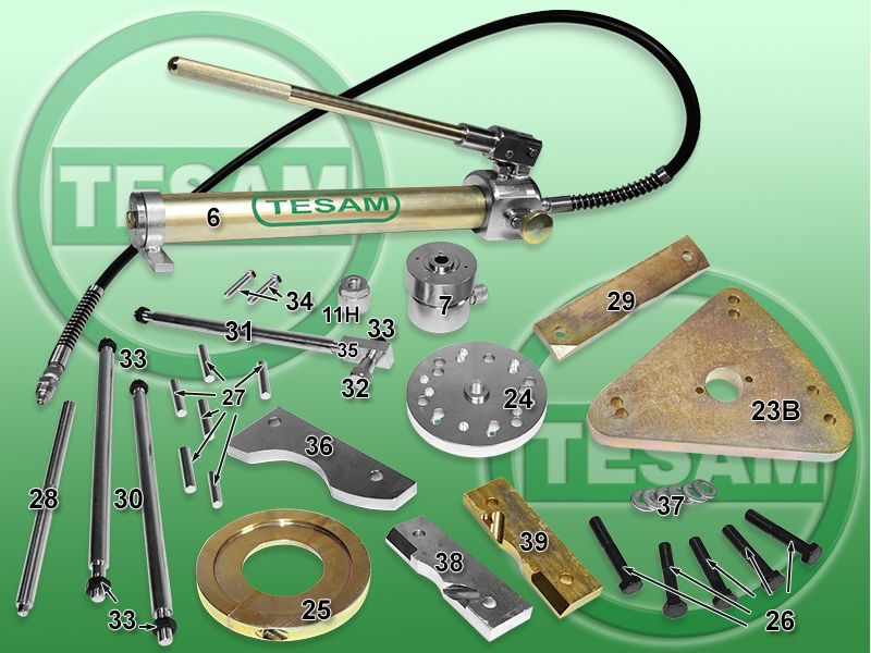 S0001737 The instrument to replace the wheel hub Mercedes Sprinter
