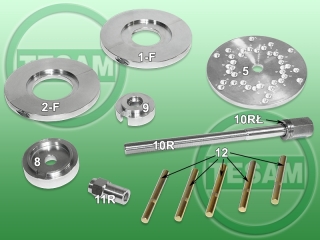 S0000986 - Wheel hub change tool Ford Focus, C-Max, Mazda 3, Volvo C30 C70 S40 V50 - hub puller / bearings made of ABS