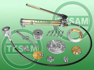 S0001349 - Hydraulic puller hub and bearing rear swingarm Mercedes Vito, Viano