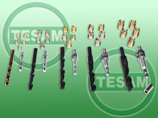 S0001359 - Thread regeneration set with M5 - M12 mm inserts / sleeves (Woodpecker)