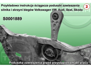 S0001889 - Puller for engine suspension mount and gearbox Volkswagen VW, Audi, Seat, Skoda